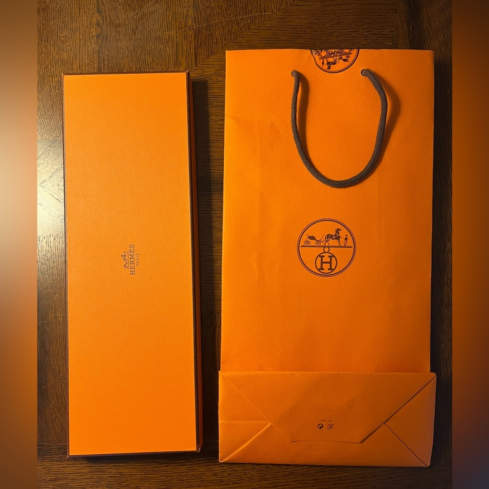 Hermes gift box and gift bag